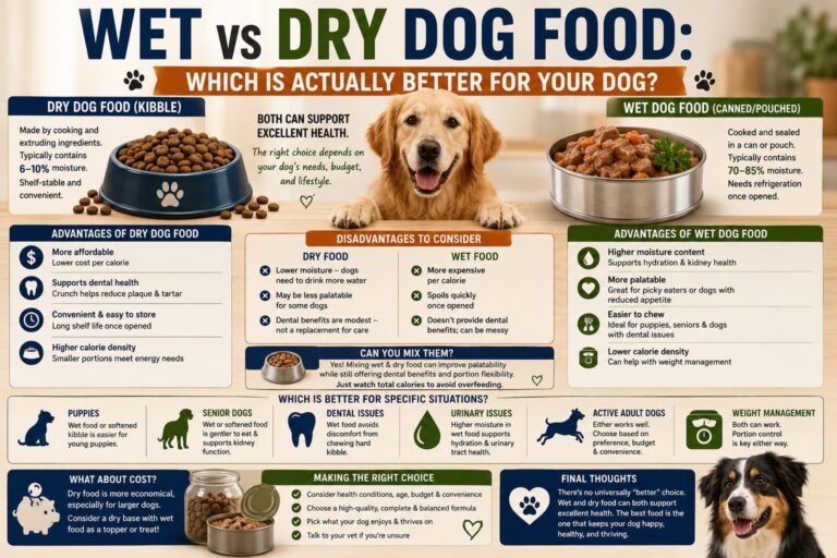 Wet vs Dry Dog Food: Which Is Actually Better for Your Dog?
