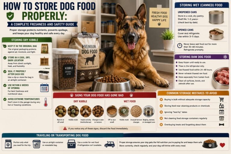 How to Store Dog Food Properly: A Complete Freshness and Safety Guide