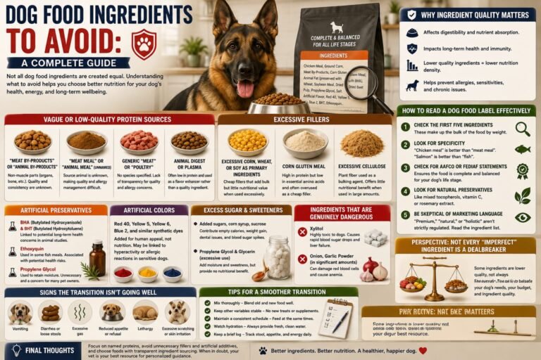 Dog Food Ingredients to Avoid: A Complete Guide